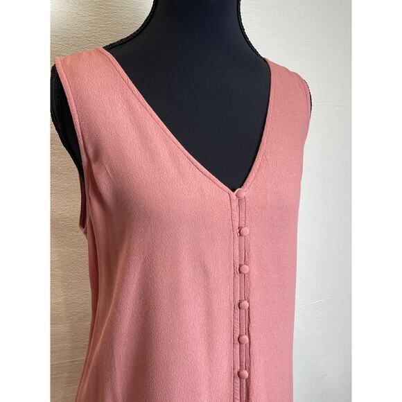 Madewell Sleeveless Button Front Dress Size M - Picture 1 of 9